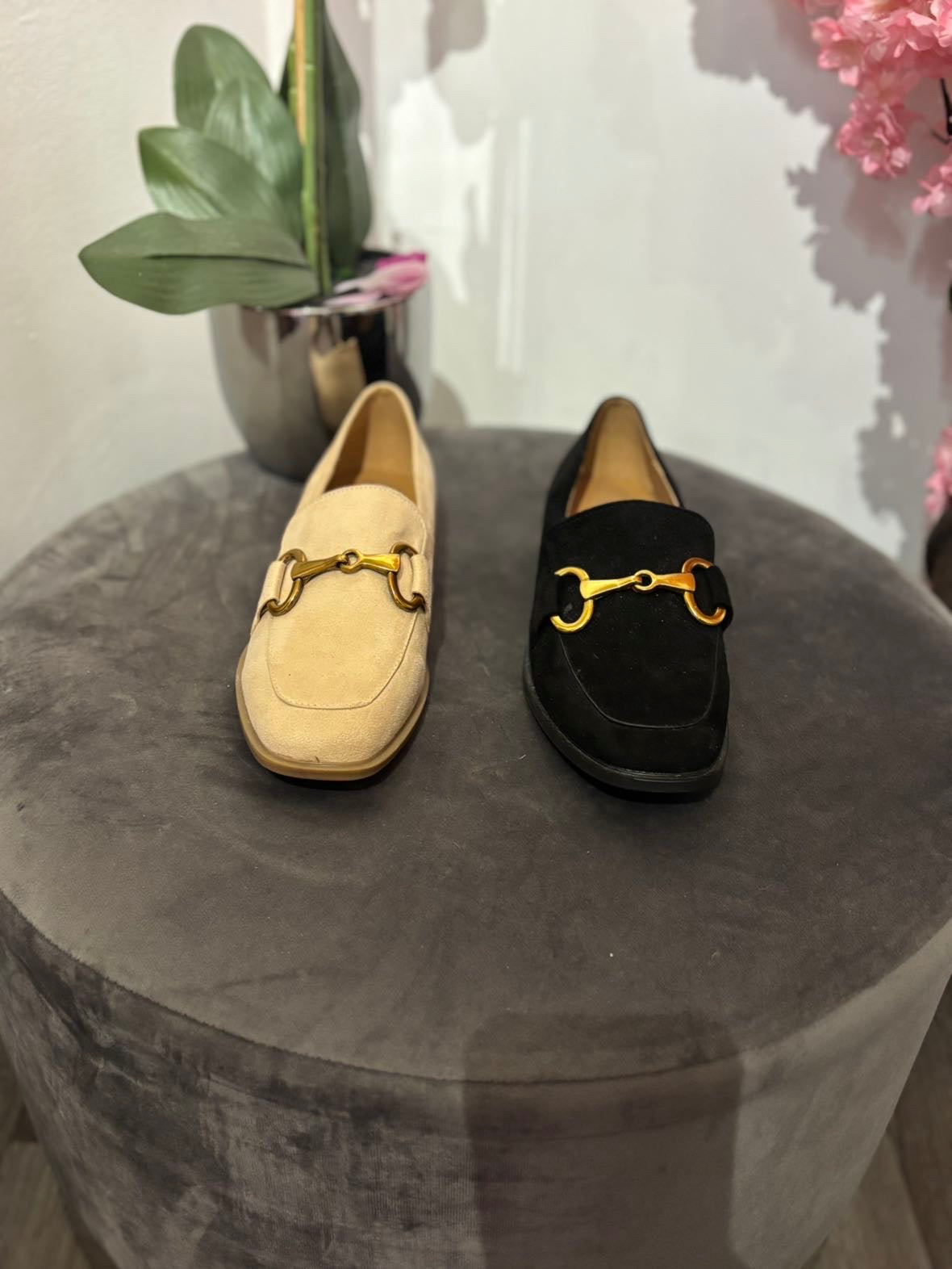 Mocassins en daim