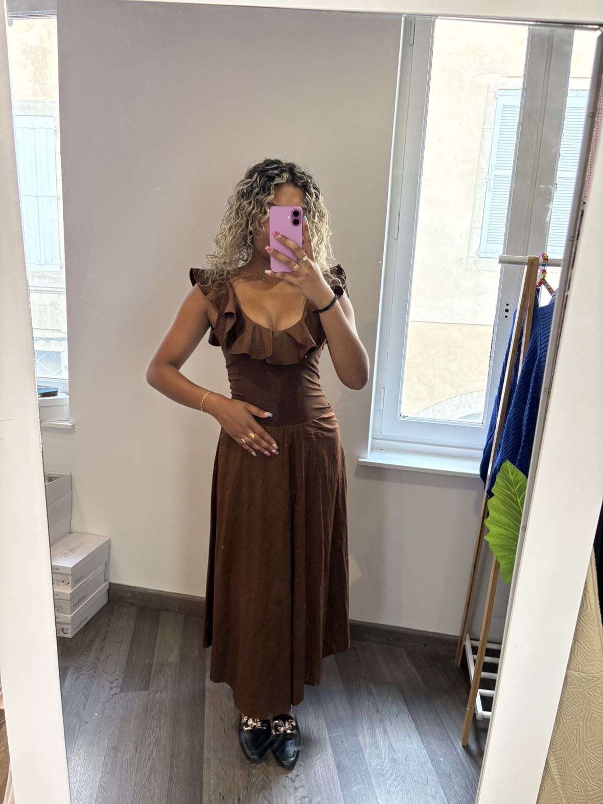 Robe longue dos nu