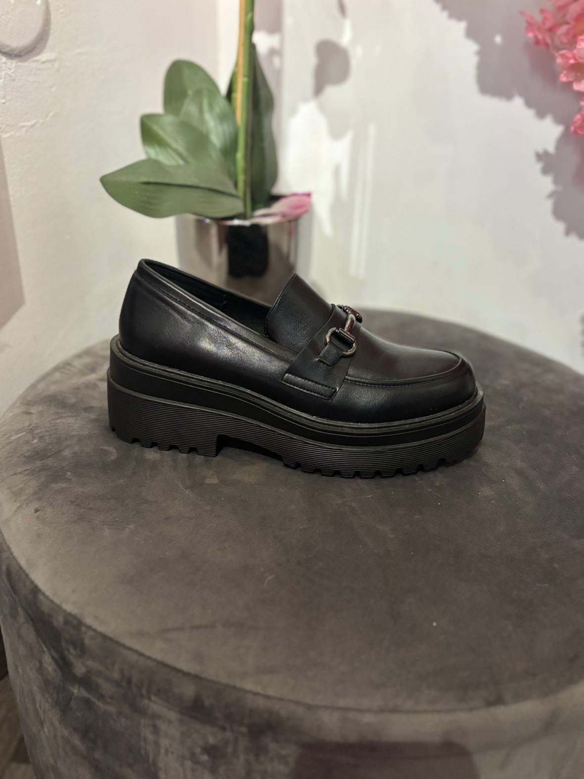 Mocassin en cuir