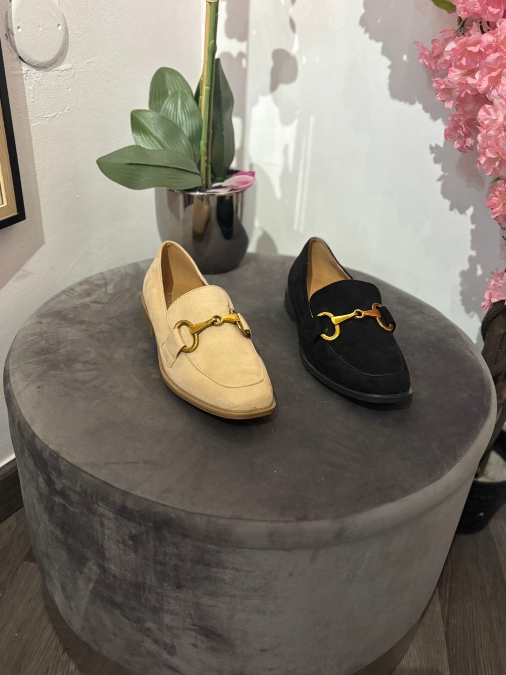 Mocassins en daim