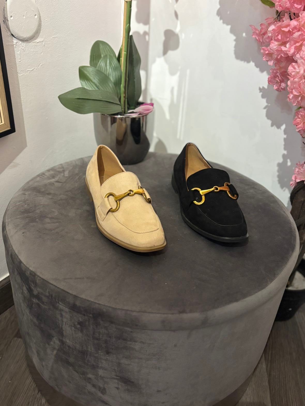 Mocassins en daim