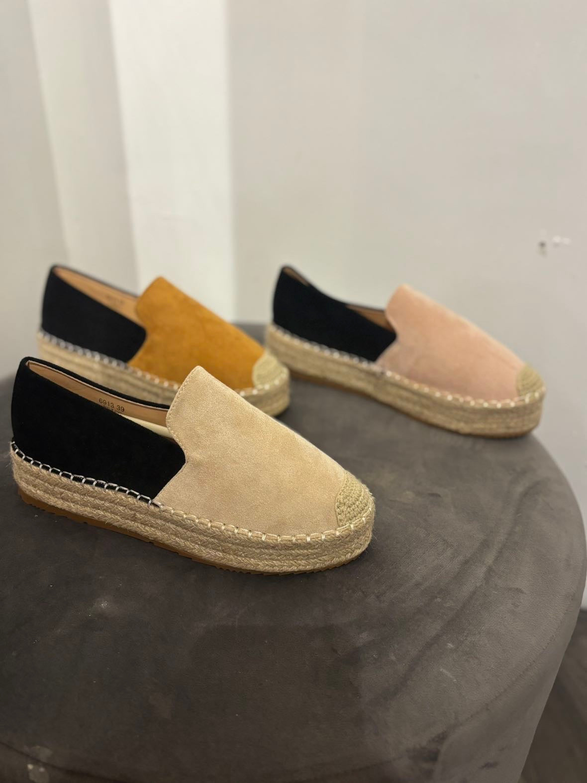 Espadrilles en daim